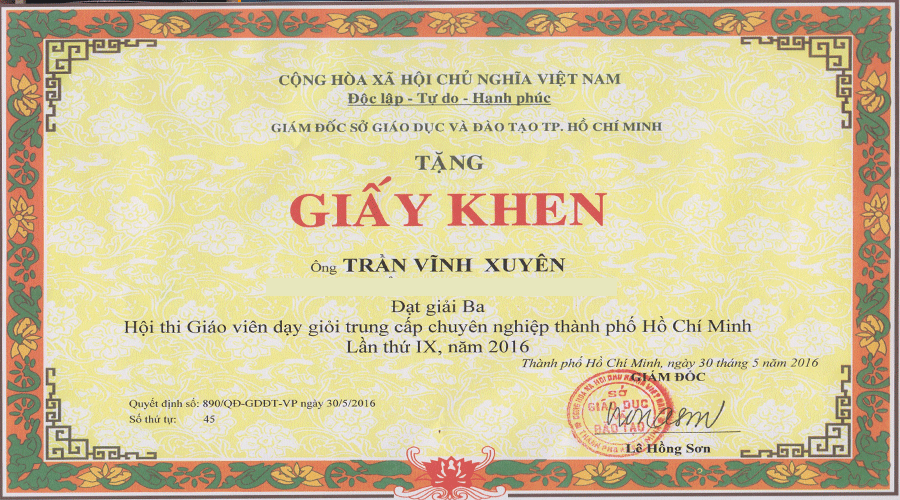 ThS. Trần Vĩnh Xuyên